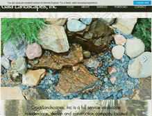 Tablet Screenshot of gaia-landscapes.com